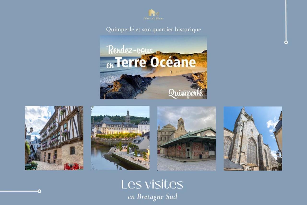 Le Tiguidou, Cosy, Lumineux, 2-6 Pers, Plage 300M Moelan sur Mer Bagian luar foto